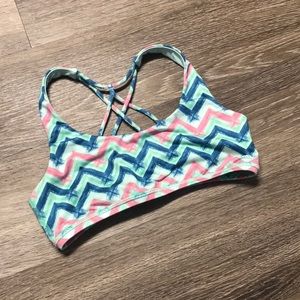 Ivivva by Lululemon Sz  12 Girls Chevron Bra